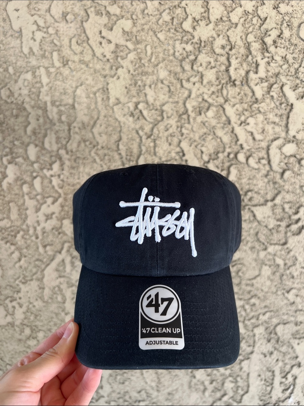 Stussy x '47 Black Adjustable Baseball Cap